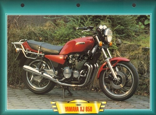 Fiche moto yamaha xj 650 - moto,