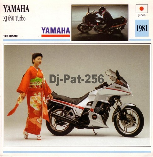 Fiche moto yamaha - fiche, xj